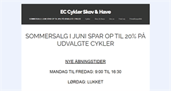 Desktop Screenshot of eccykler.dk